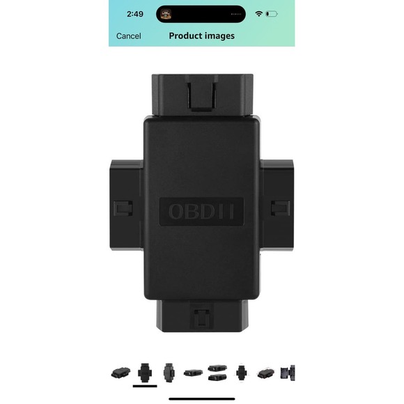 iKKEGOL Pocket OBD2 OBDII Full 16 Pin Male to 3 Female 1 to 3 OBD Cable Splitter - Picture 2 of 12